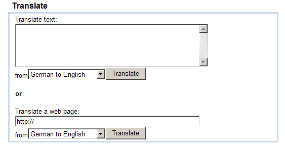 Translations Language Tools